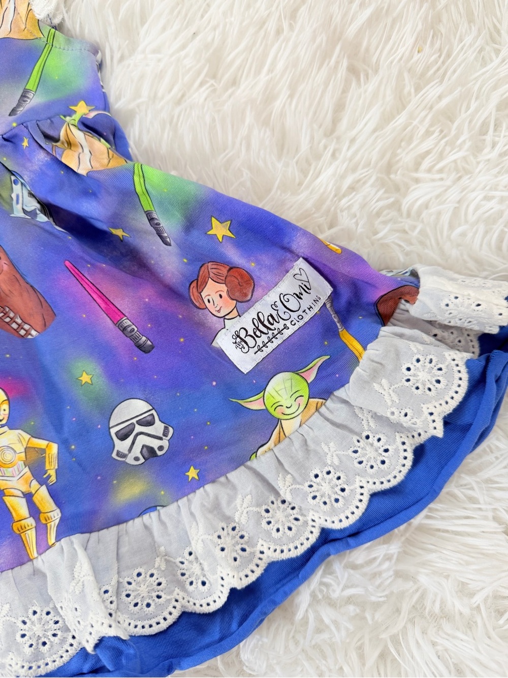 Bella & Omi Star Wars Play Set + Shorts NEW 2T - Picture 3 of 9